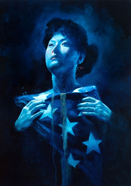 Chris Hopkins - Oil Painter - Internment - Gold Star Chris Hopkins - Oil Painter - Internment - Gold Star